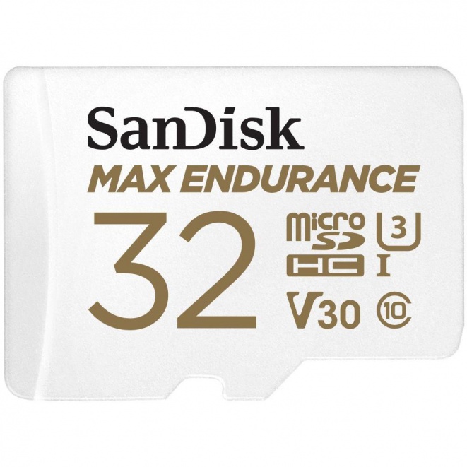 SanDisk Max Endurance MicroSD Card 100MBs with Adapter 32GB